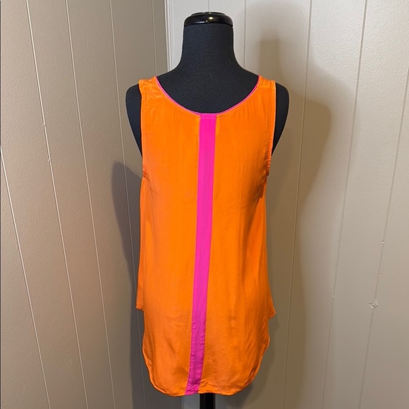 Maeve Anthropologie Women’s 0 Orange Relaxed Tank Top - Picture 4 of 5